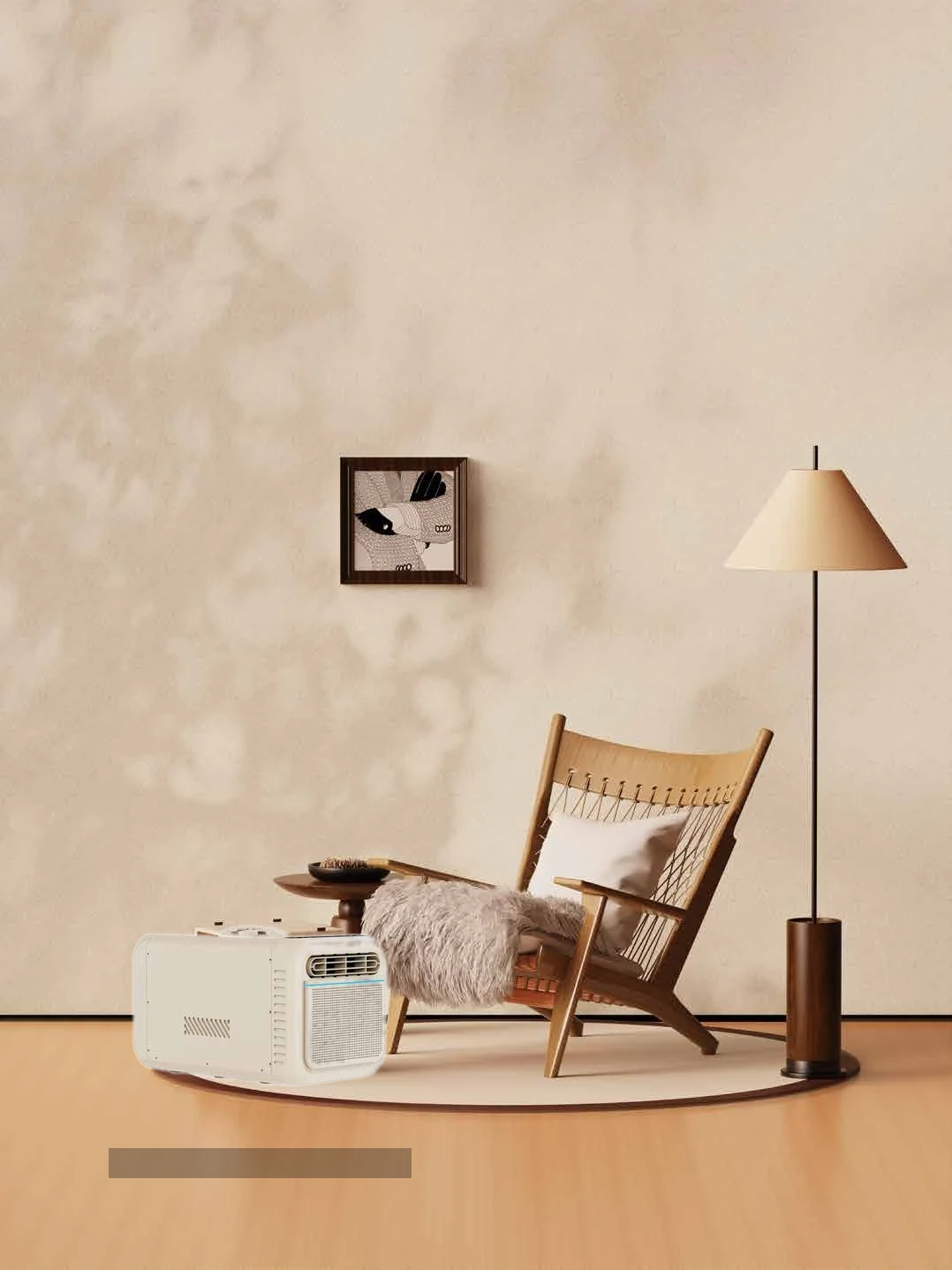 Portable air conditioner for home and office use